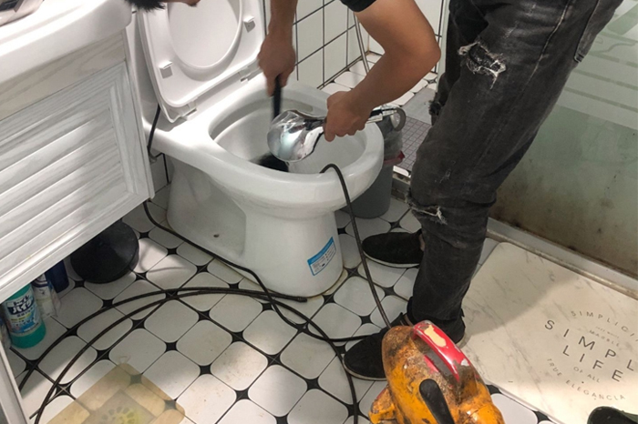 金溪疏通下水道