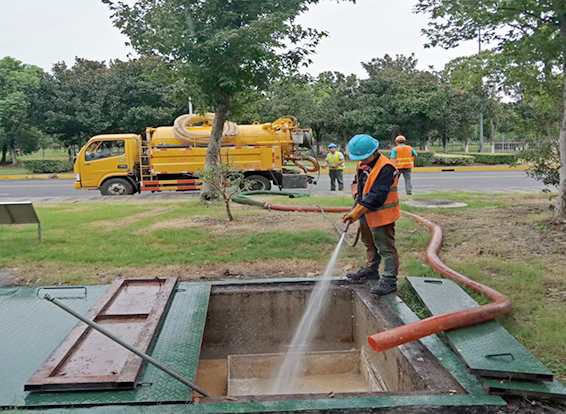 金溪化油池清理